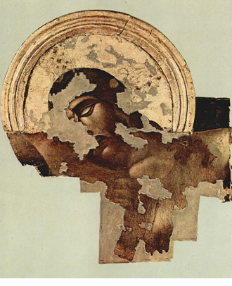 Particolare Cristo Cimabue